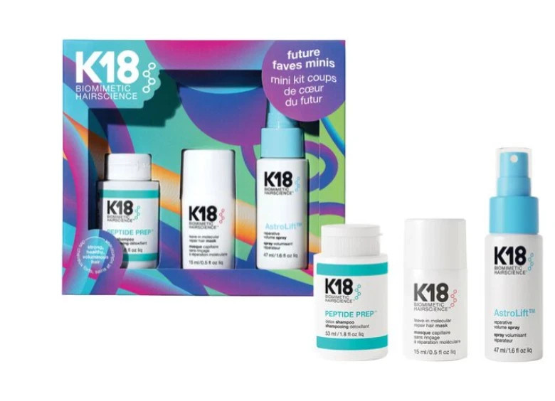 K18 Biomimetic Hairscience Future Faves Minis Holiday Kit 3piece