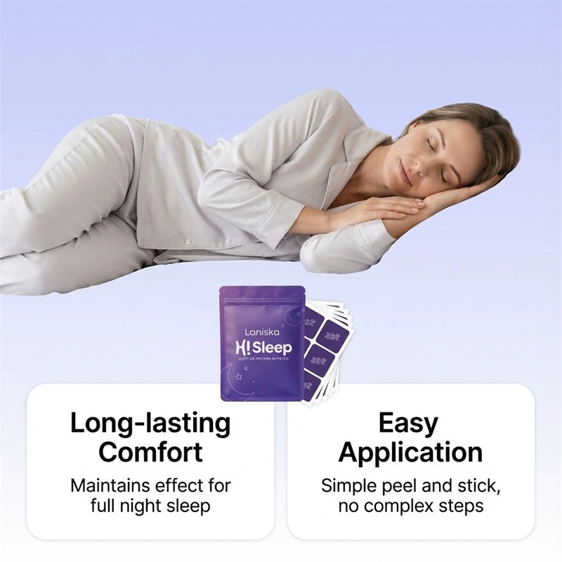 Laniska Original Sleep Patches for Adults Extra Strength Easy-to-Apply Sleep