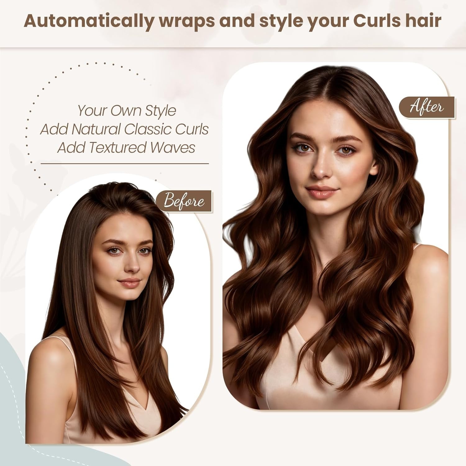 1.6IN Long Hair Barrels Attachment Compatible with Dyson Airwrap HS01 HS05 HS08