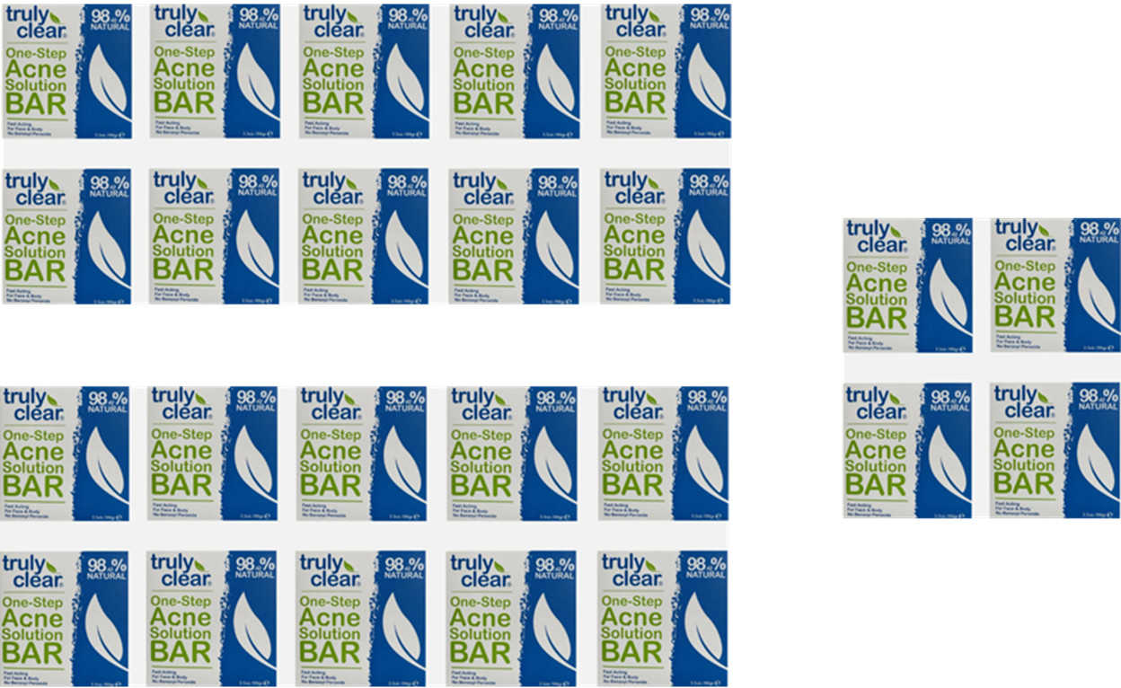 Wholesale Truly Clear One Step Acne Blemish Bar 3.5oz 72ct -1/$8 Value $1,100+