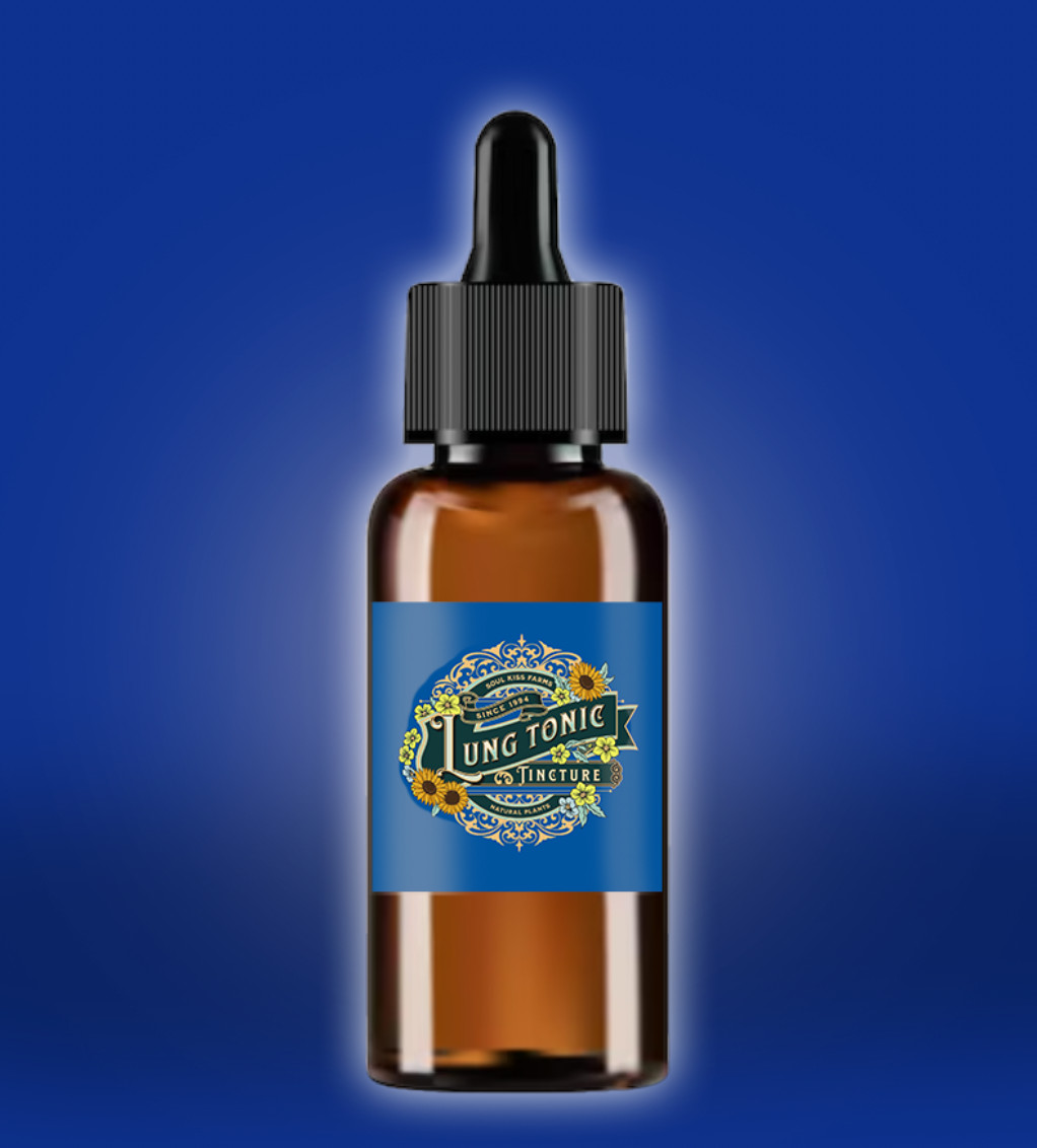 Lung Cleanse Lung Detox Easy Fast Respiratory Health Herbal Tincture USA