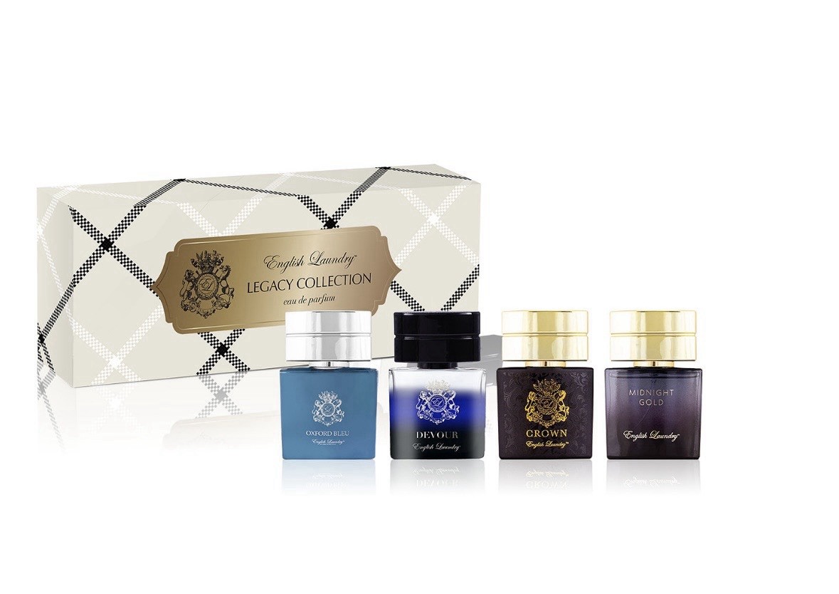 English Laundry Legacy Collection EDP Spray Gift Set 4 x 0.68 fl oz Travel