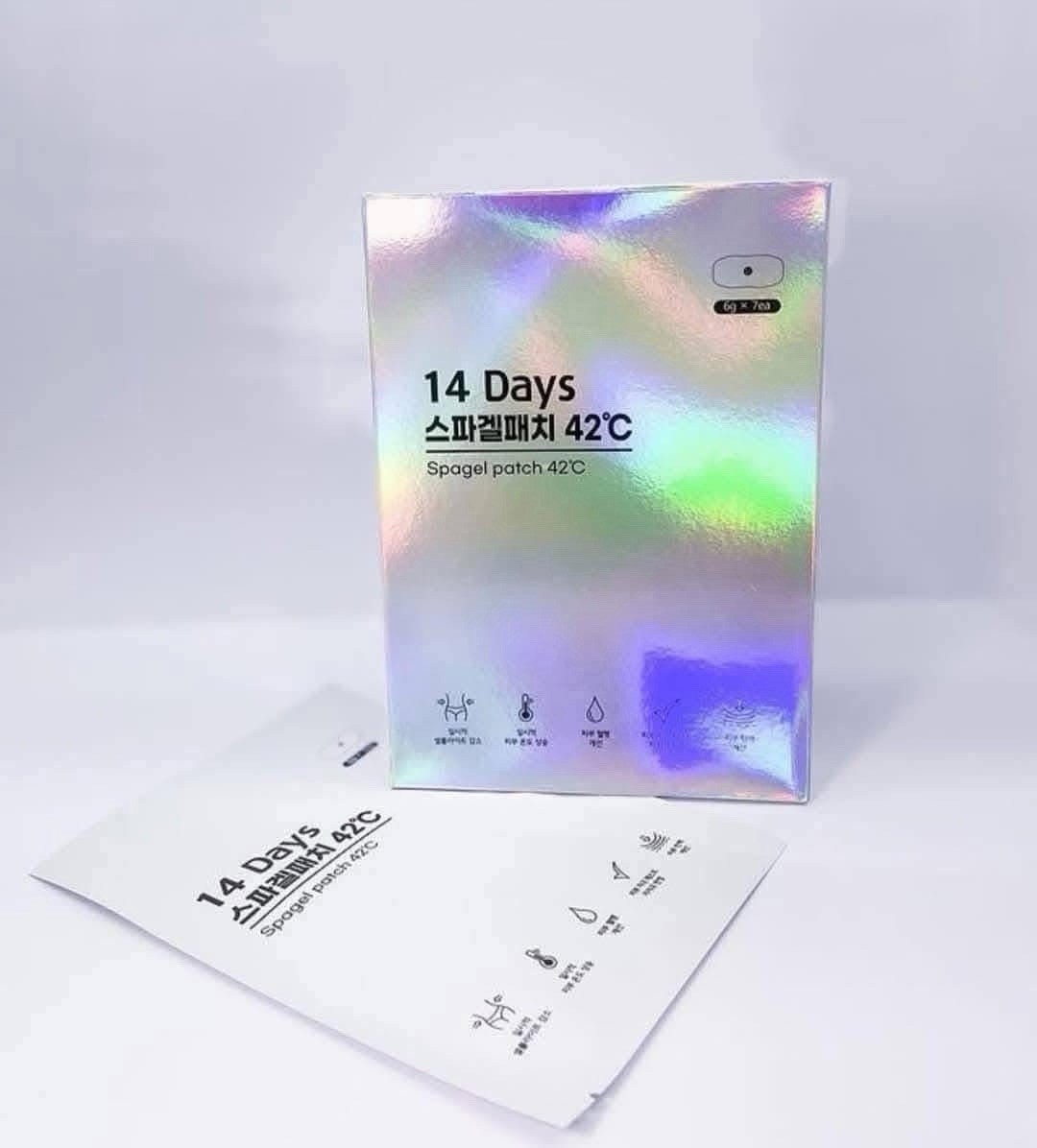 14 Days Spagel Patch 42°C – Slimming & Firming Belly Patch (18g x 7ea)