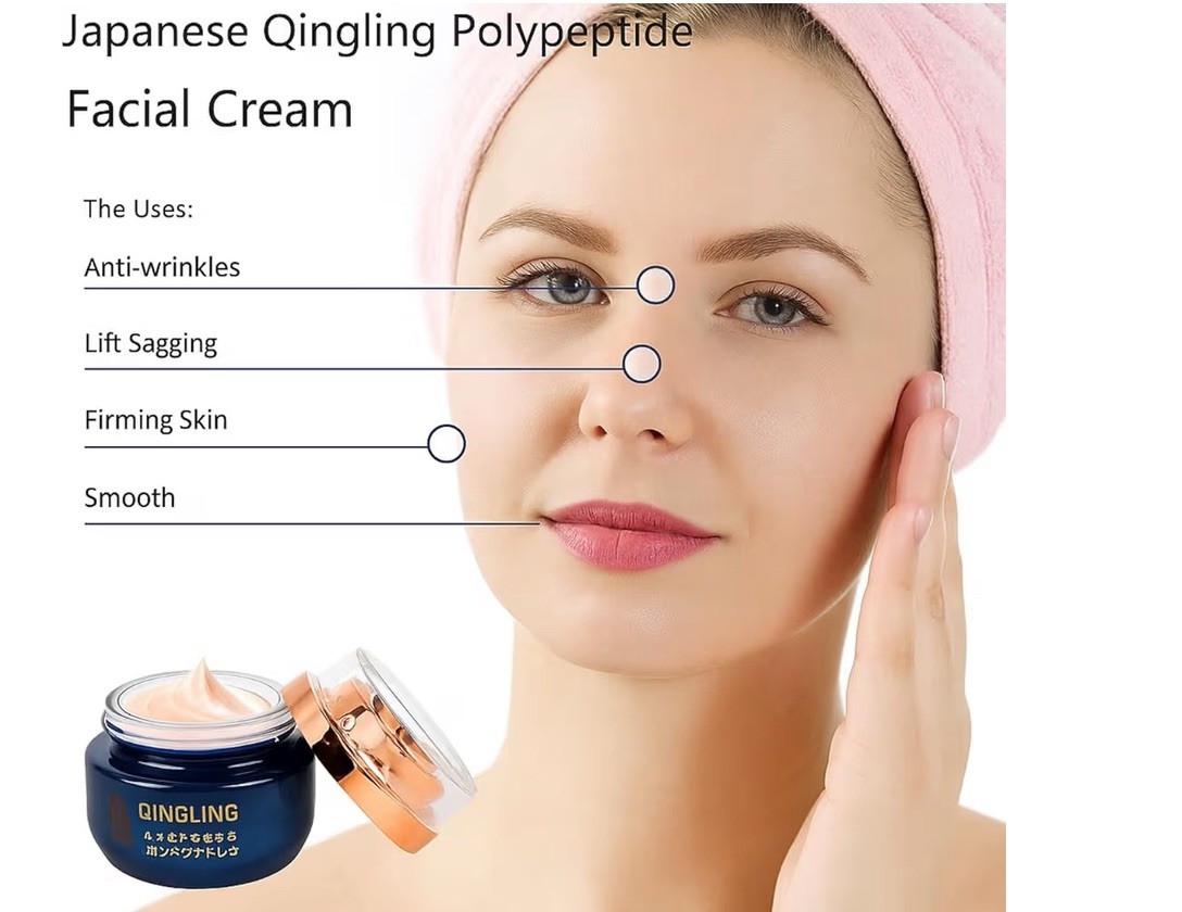 Qingling Anti Aging Crema Para Arrugas, Wrinkle Removal Brighting Clear Skin