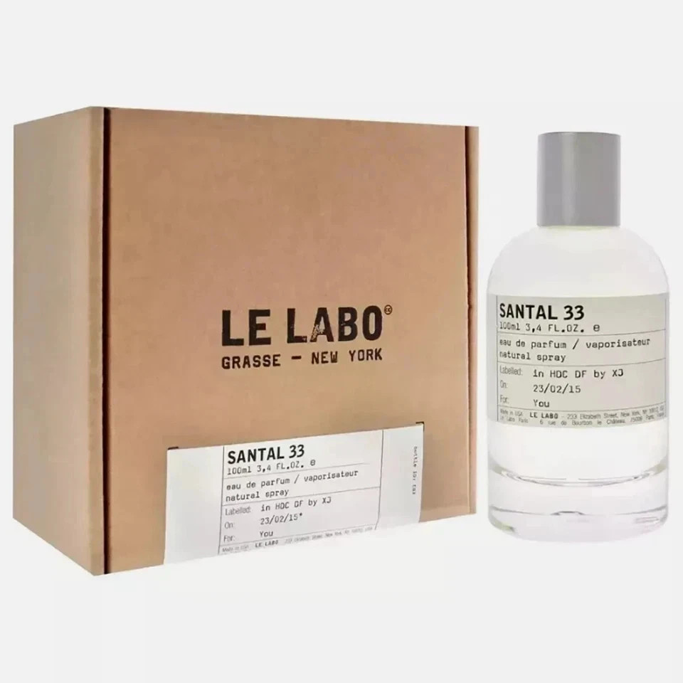 Le Labo Santal 33 3.4 Oz / 100 ML Unisex Eau de Parfum spray New In Box