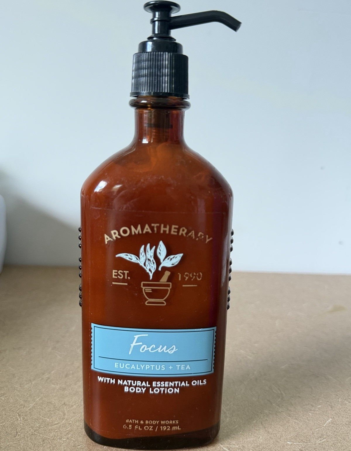 Bath & Body Works Aromatherapy FOCUS Eucalyptus Tea Body Lotion 6.5 oz