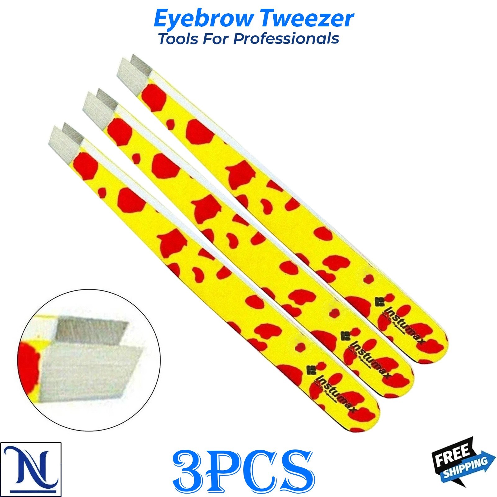 Premium Eyebrow Tweezers Set Professional Stainless Steel Beauty Tool