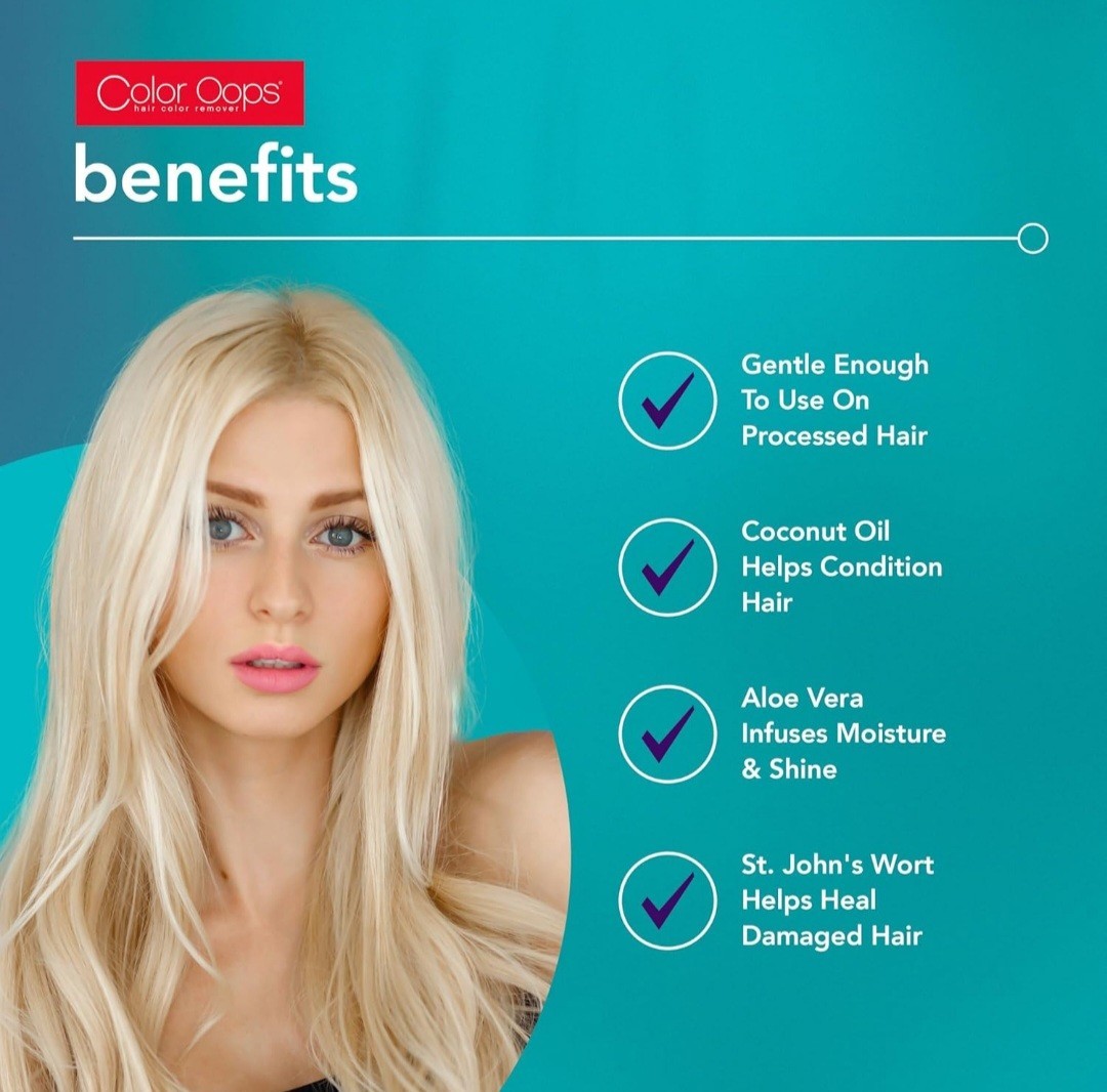 Color Oops Conditioning Bleach Aloe Coconut Oil Blonde Correct Lightening Kit
