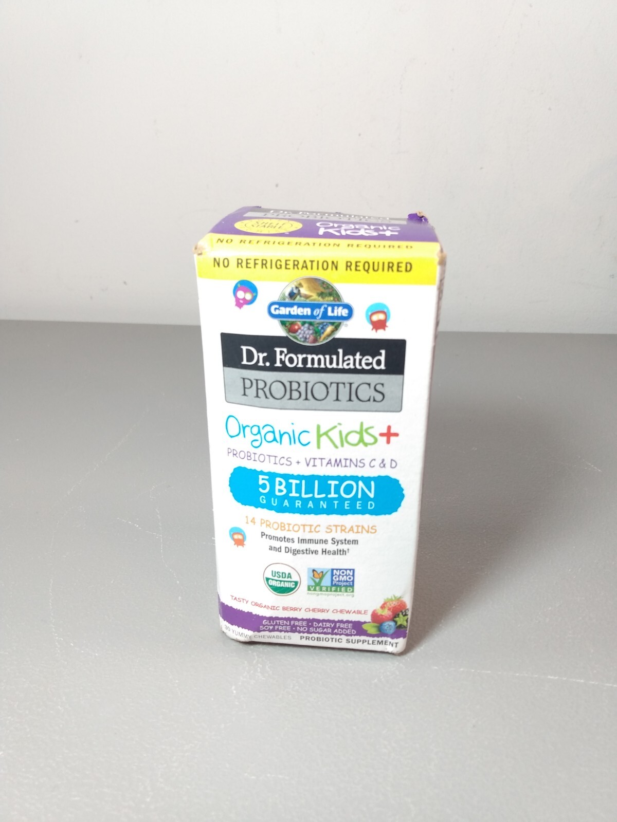 Garden of Life Dr Formulated Kids Organic Probiotics – 30 Chews- Ex 12/2025 New