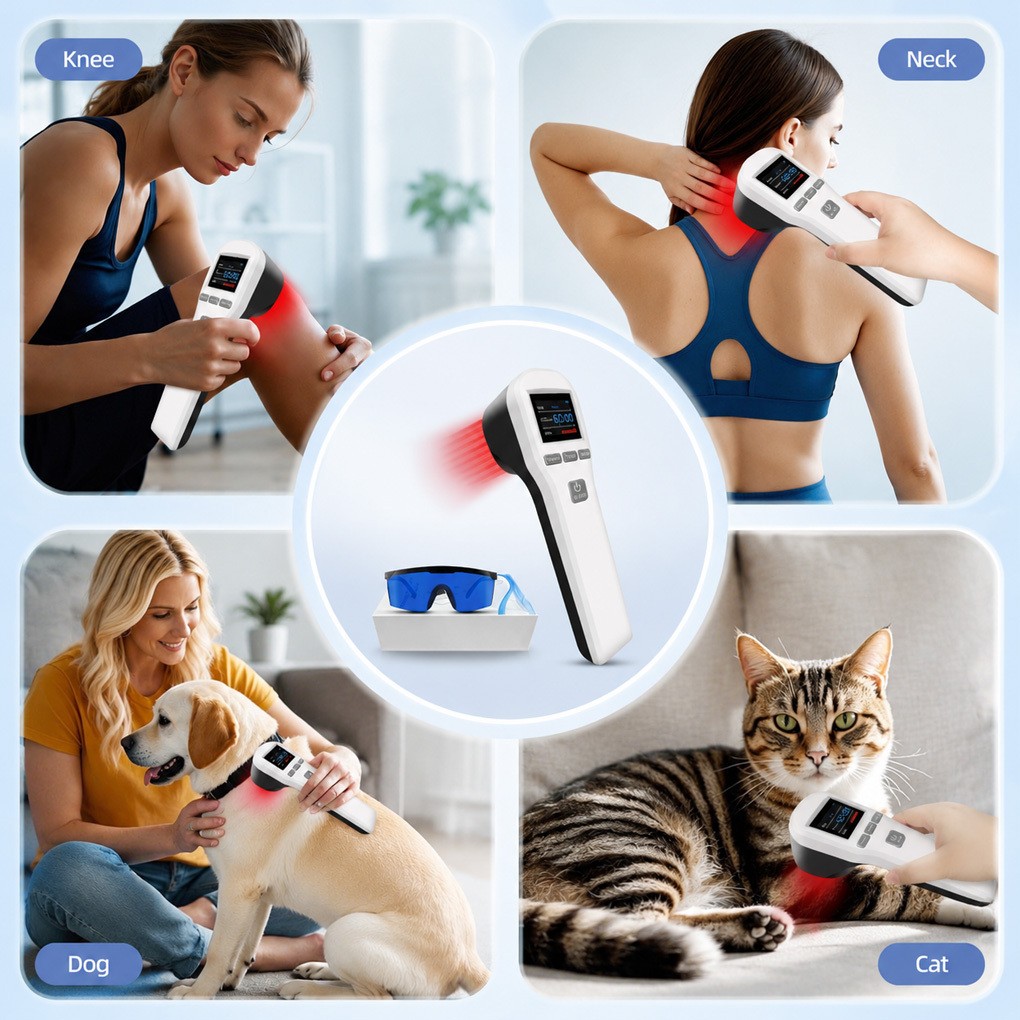 650nm 808nm LLLT Cold Laser Machine for Arthritis Muscle Pain Pets Home Use