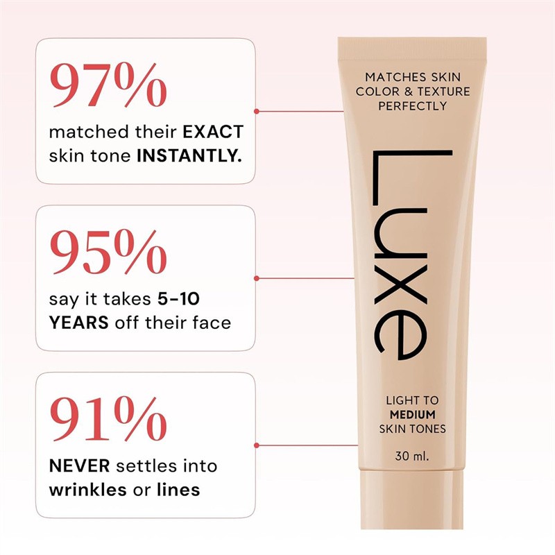 Luxe Research Color Changing Foundation Sensitive Moisturizing Friendly Options
