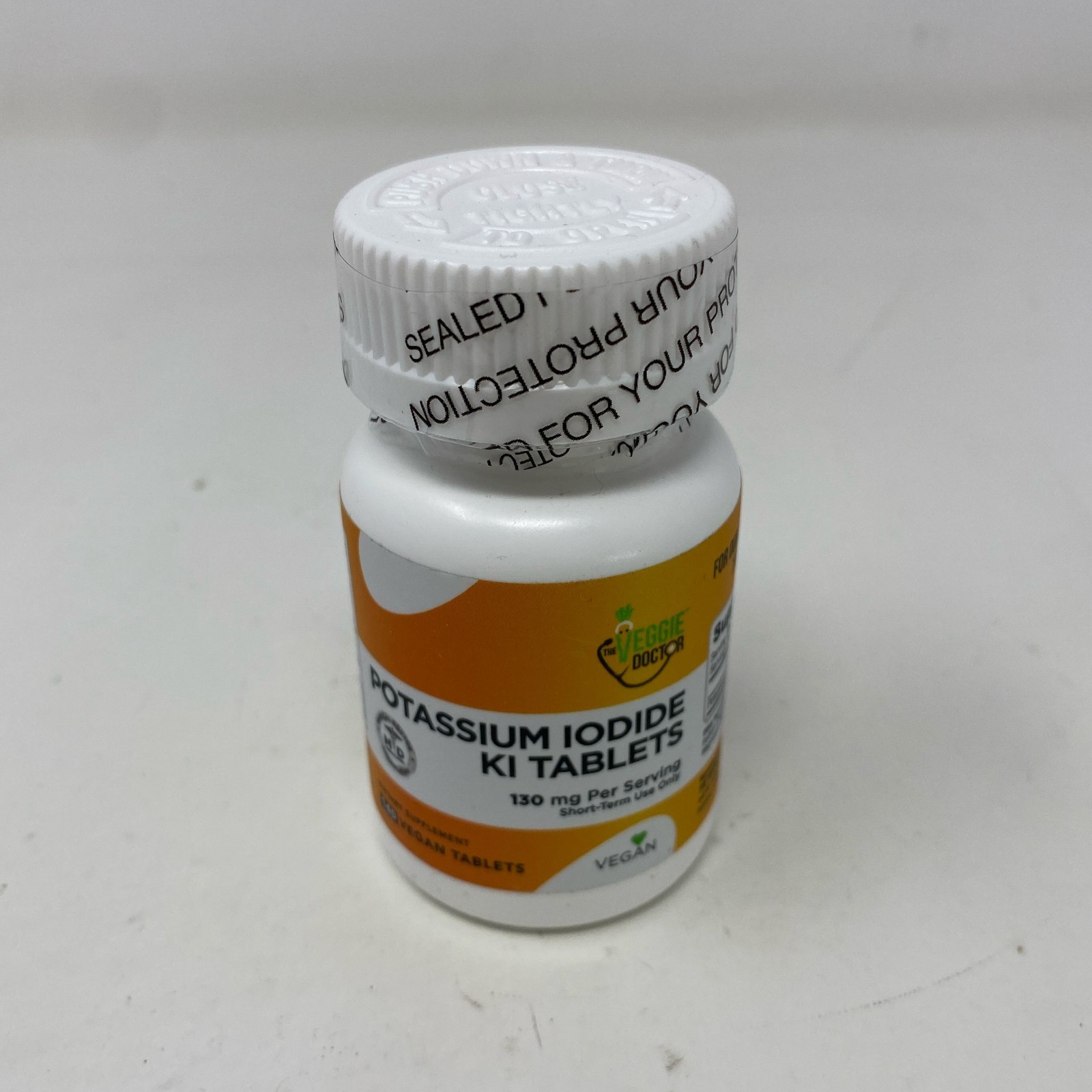 The Veggie Doctor KI 130mg 140ct White/Orange