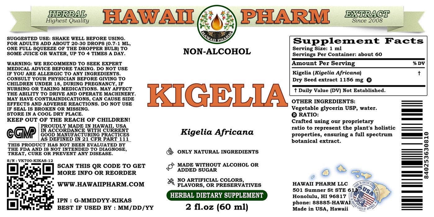 Kigelia (Kigelia Africana) Tincture, Dried Seed Liquid Extract