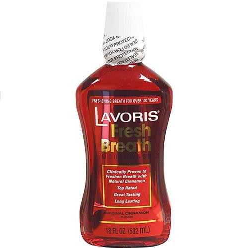12x 18 OZ Lavoris Fresh Original Cinnamon Bottles!