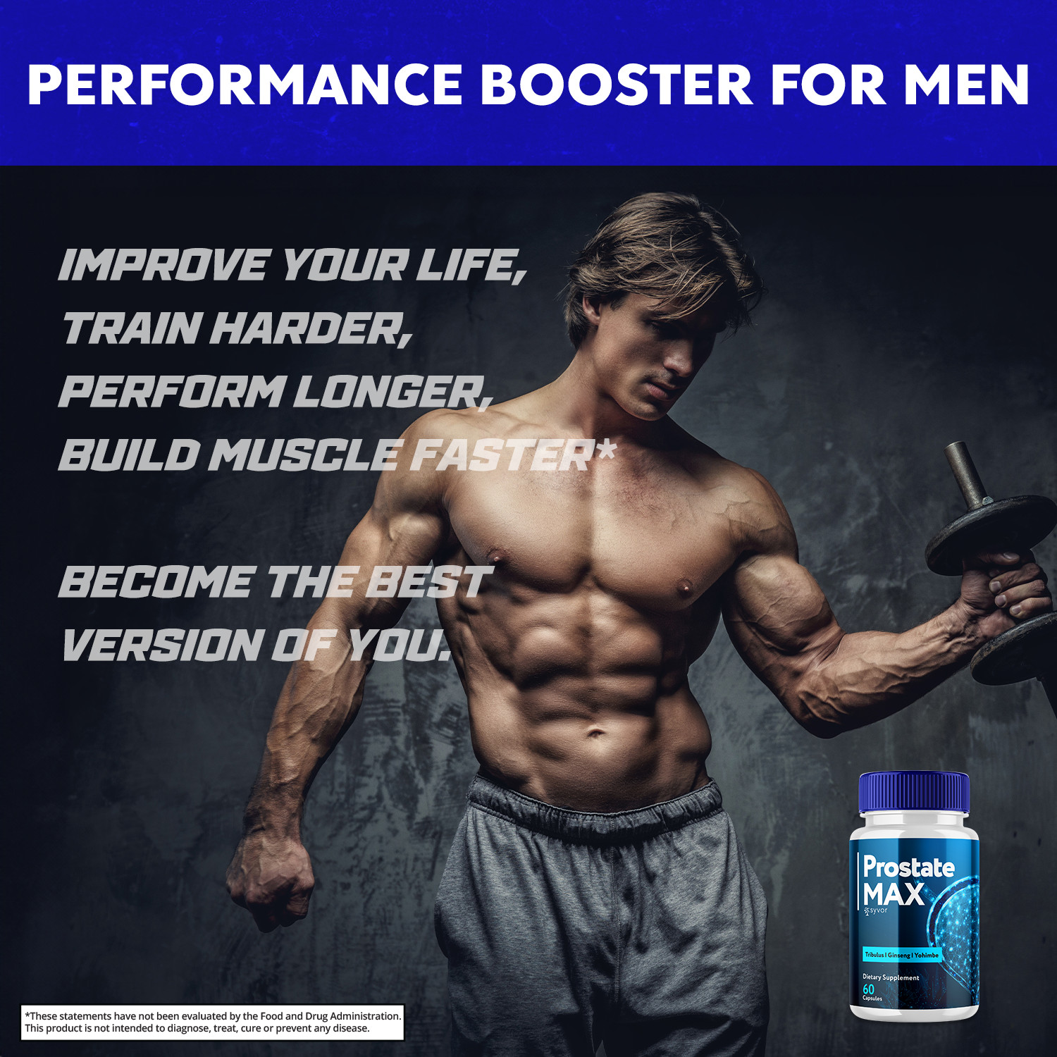 Prostate Max Formula Supplement Natural Vitamin for Health & Wellness 300 Caps