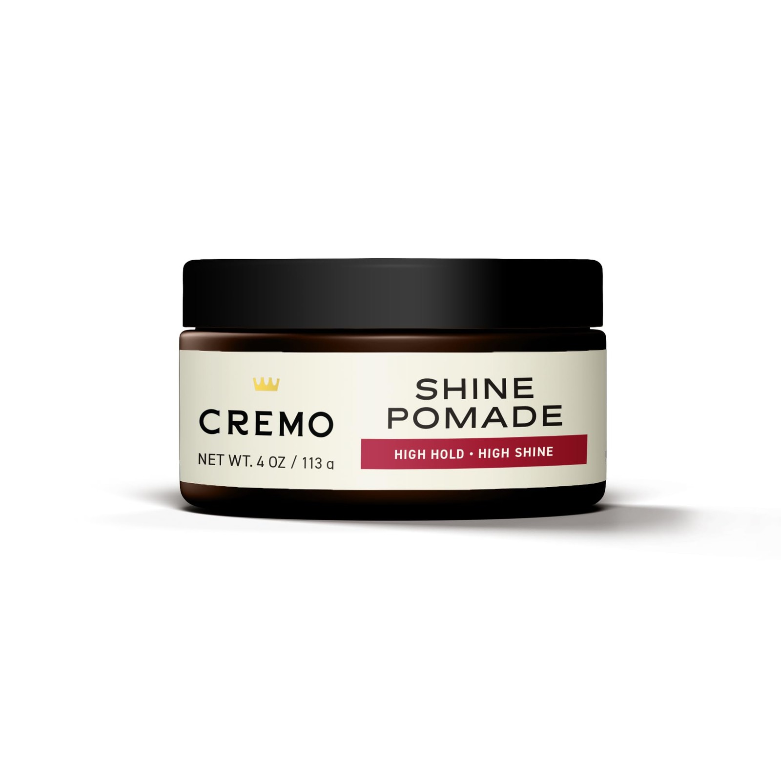 Cremo Hair Pomade for Men – Premium Barber 4 Fl Oz (Pack of 1), No Color