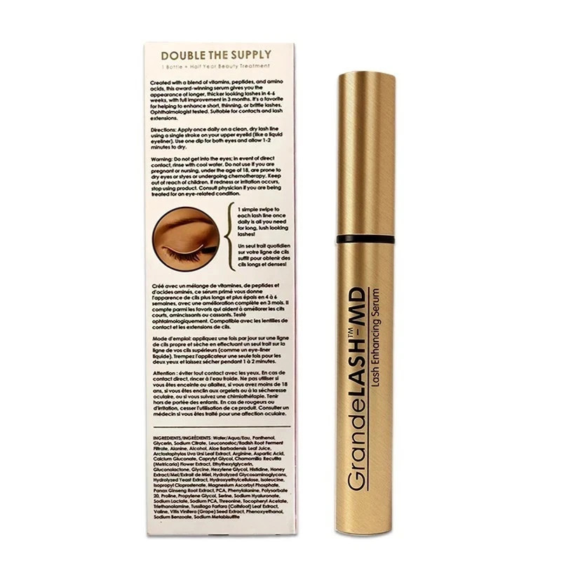 Grande LASH-MD Grande Lash Enhancing Serum 4ML 6 month Supply Newest-USA Seller