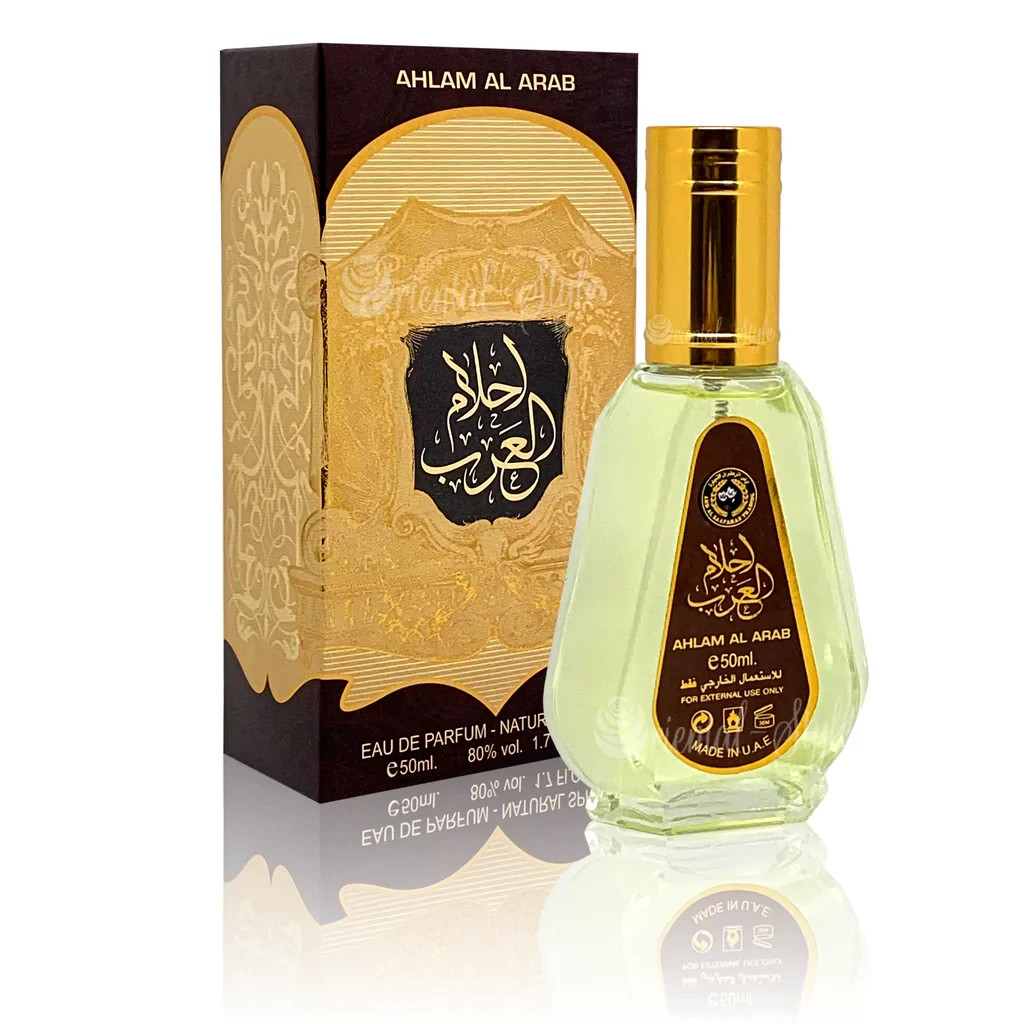 Ahlam Al Arab – 50 ml EDP Spray-Perfume Oil 10ml (.34 oz) by Ard Al Zaafaran