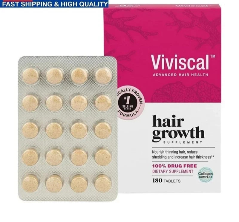 Viviscal Professional Hair Supplement Growth Tablets for Women 180 EXP 07 2027