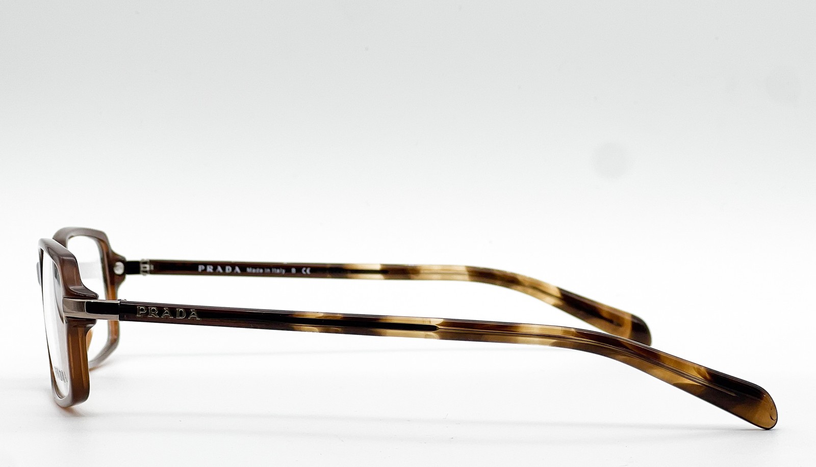 NEW PRADA VPR 04N-A 7JQ-1O1 BROWN AUTHENTIC EYEGLASSES 55-17