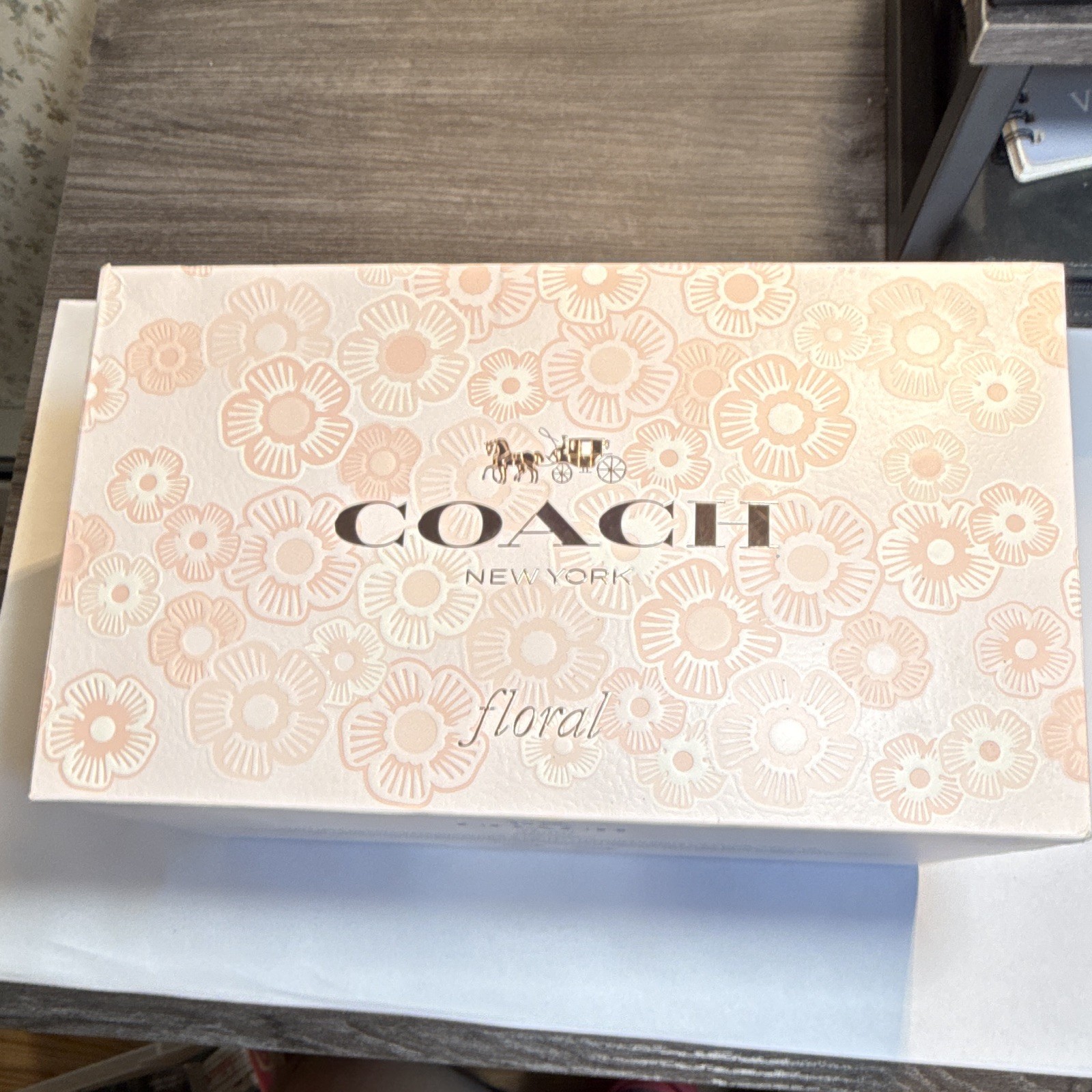Coach Floral Eau de Parfum 3 fl oz Spray Gift Set w/ Zip Pouch & Rollerball