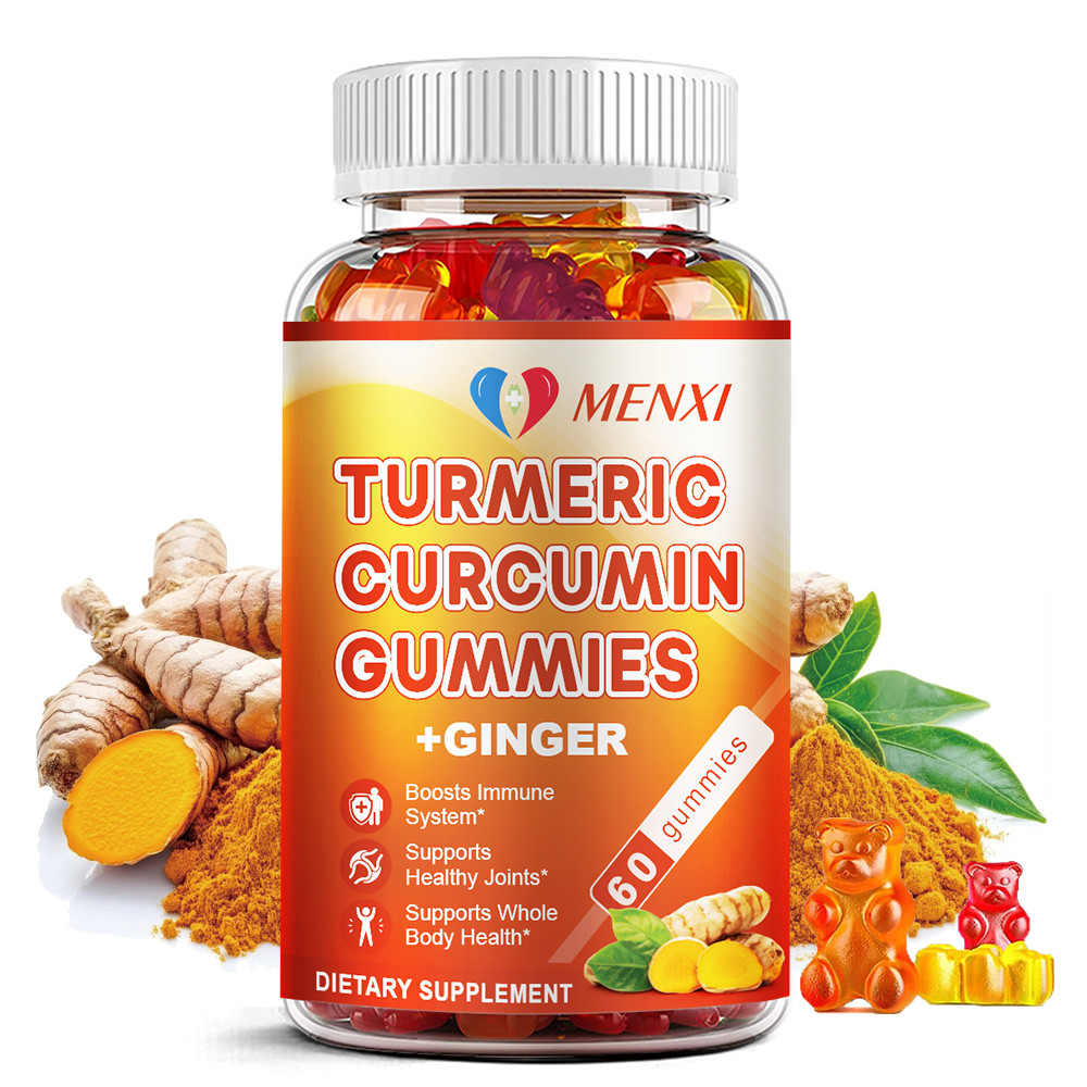 60pcs Turmeric Gummies – 450 mg Turmeric Extract & 75 mg Ginger per Serving