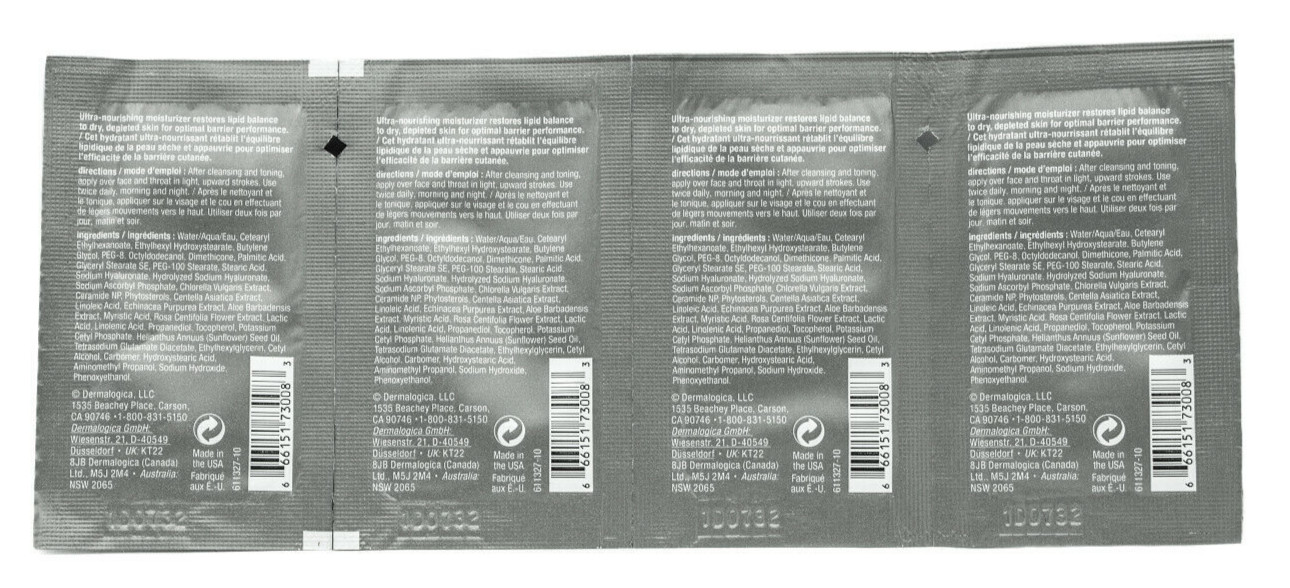 Dermalogica Intensive Moisture Balance Sample Packets (Package of 12) NEW AUTH