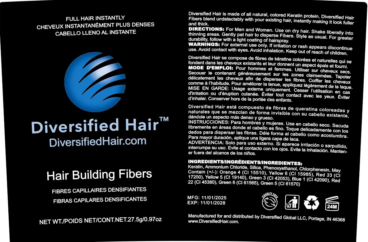 Branded Hair Building Fibers – 27.5g – 9 Colors – USA Based/Shipped