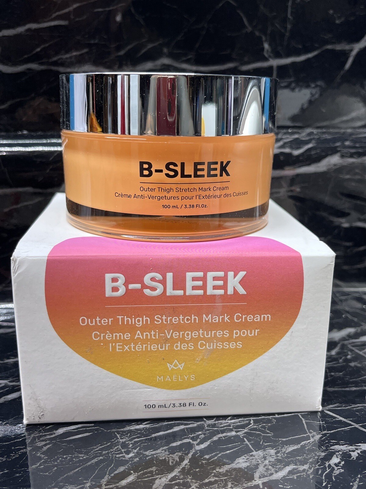 MAELYS B-Sleek outer thigh stretch mark cream 3.38 oz New In Box 🔥Sale 🔥