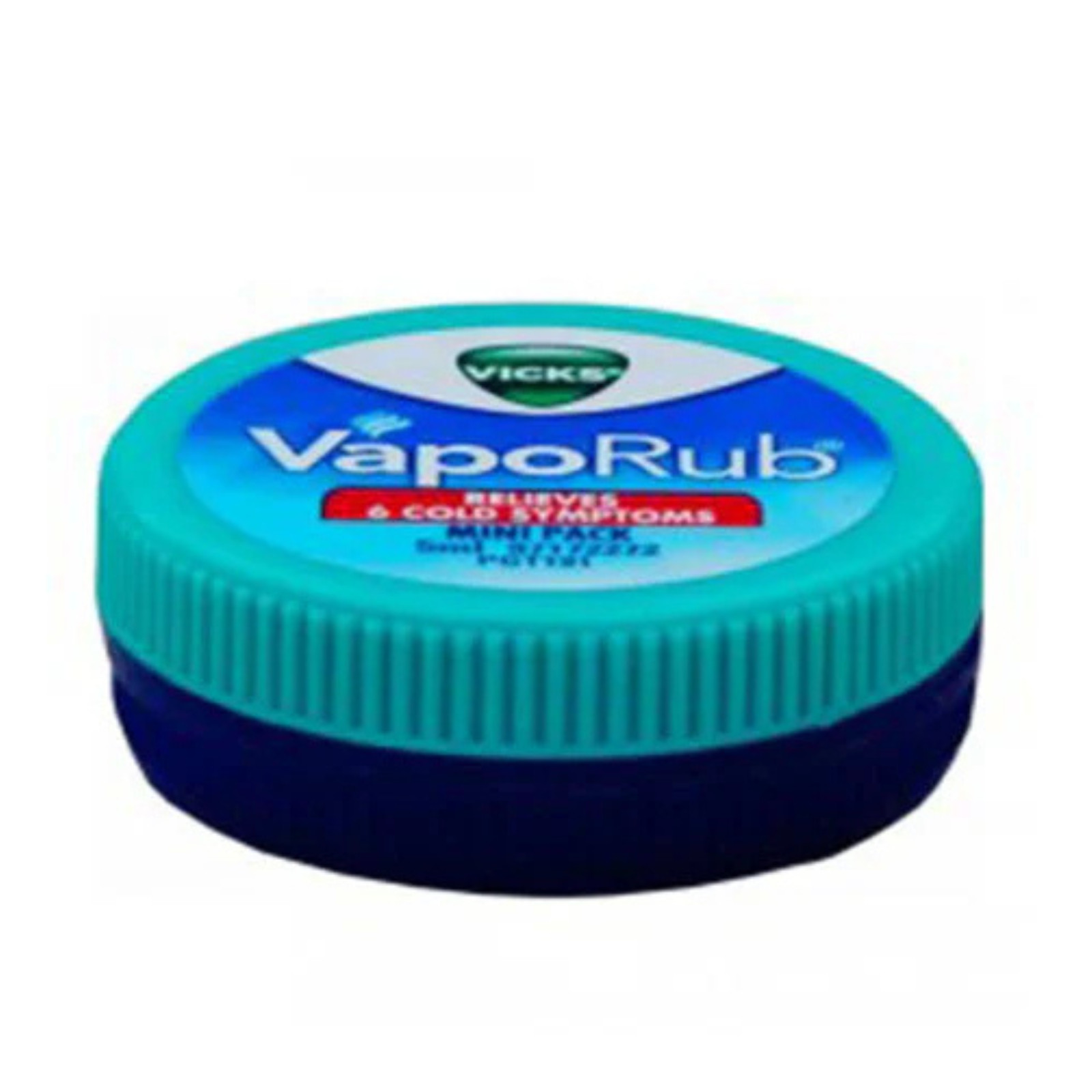 Vicks VapoRub 5ml Relief Cold Headache Menthol Eucalyptus Balm Travel Size 15-Ct