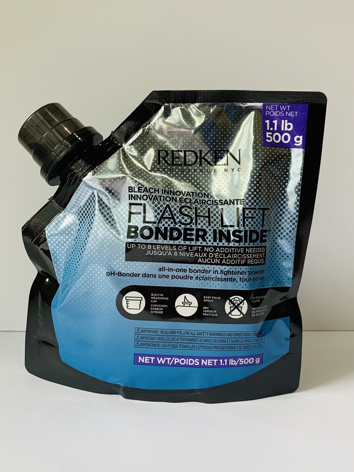 1.1 lb pound 500g Redken hair dye Lightener Flash Lift with Bonder Inside.