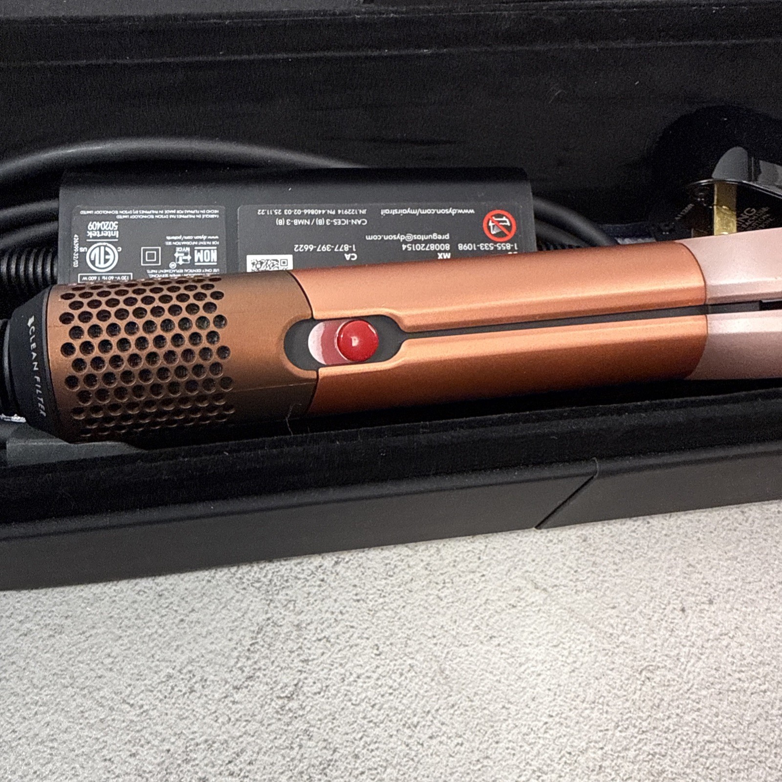 Dyson Airstrait Electric Hair Straightener Amber Silk Special Edition