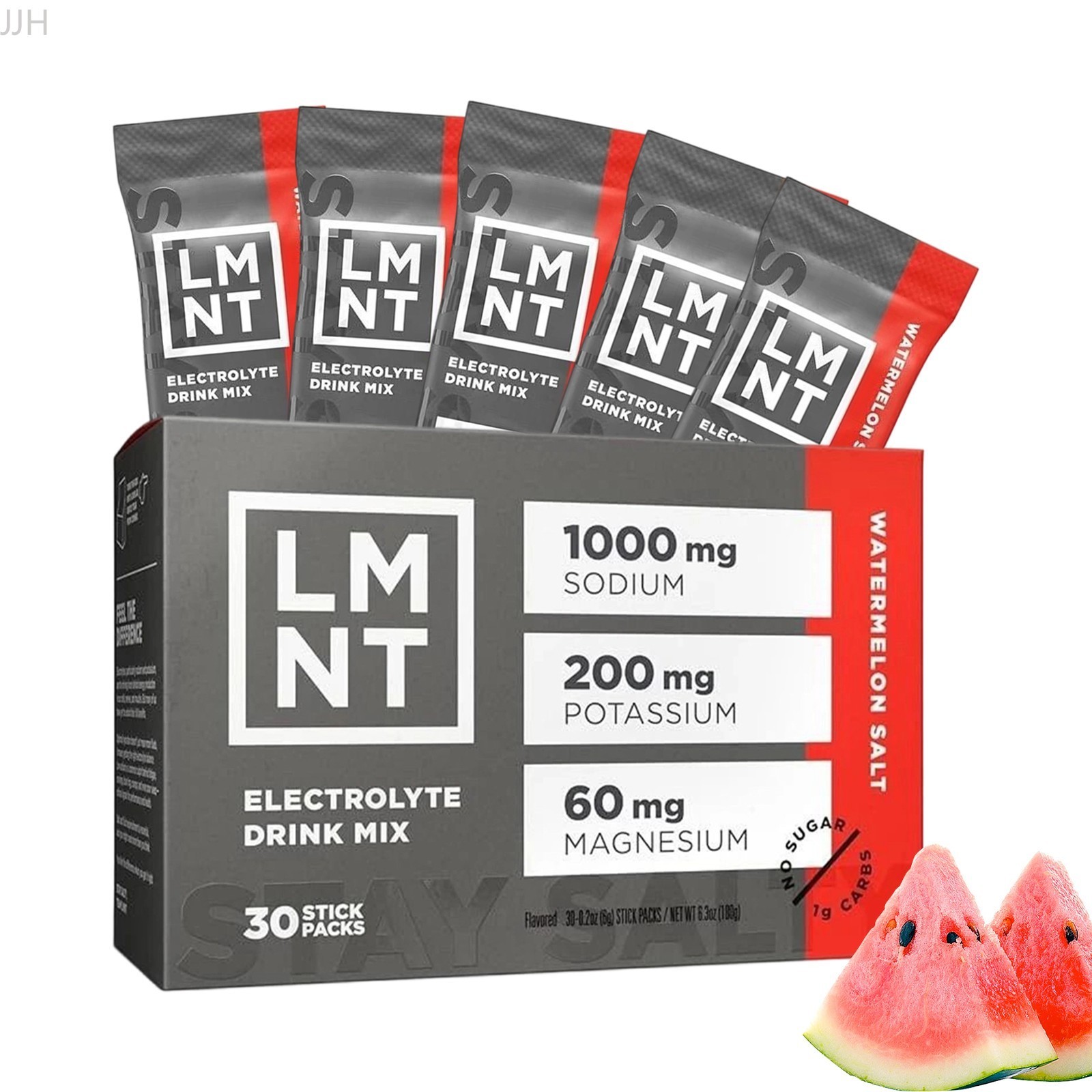 Zero Sugar Electrolyte Powder Drink Mix,Watermelon Flavor for Hydration Support`