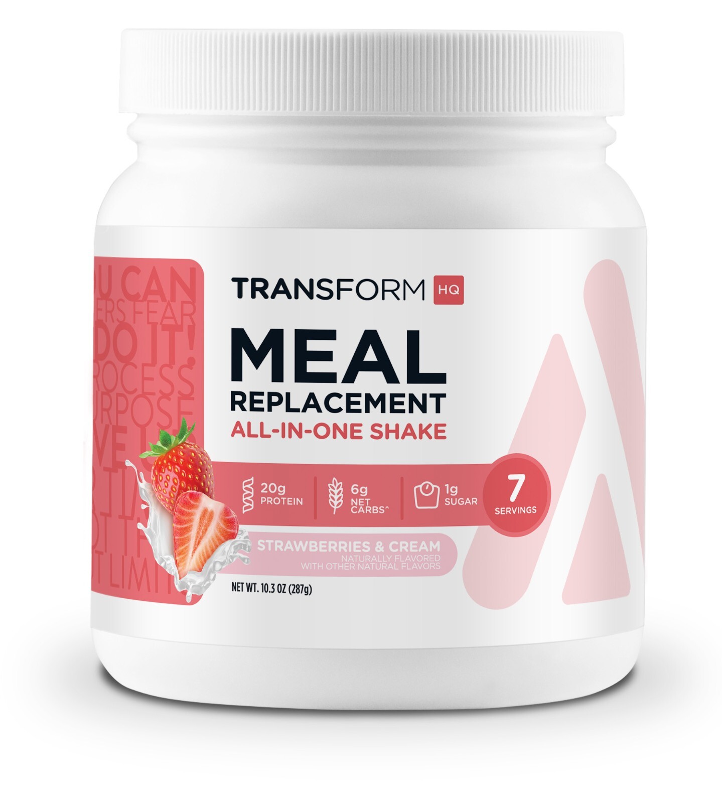 TransformHQ Meal Replacement Shake Powder 7 Servings (Strawberry & Cream)