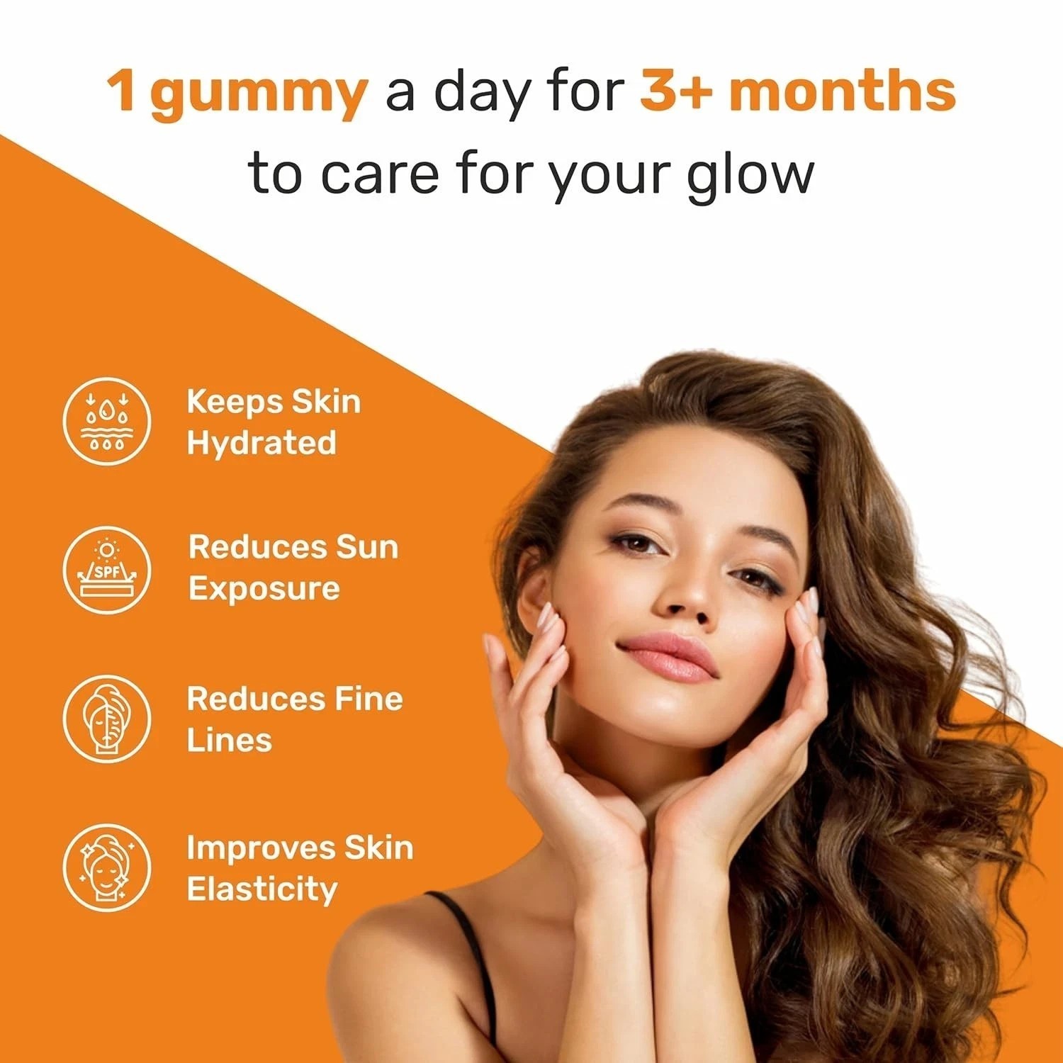 Mypro Sport Nutrition Glow Skin Support Healthier ,youthful Skin Health 30 Gummy