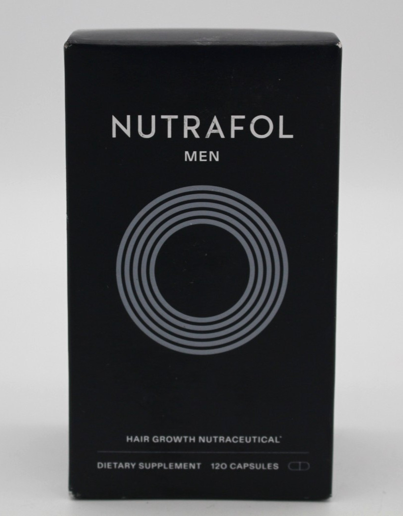 NUTRAFOL Men Hair Growth Nutraceutical 120 Capsules NEW – EXP 03/27
