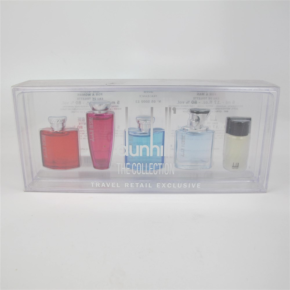 DUNHILL The Collection 5 Pcs Travel Mini Set: 4 Men & 1 Woman NIB