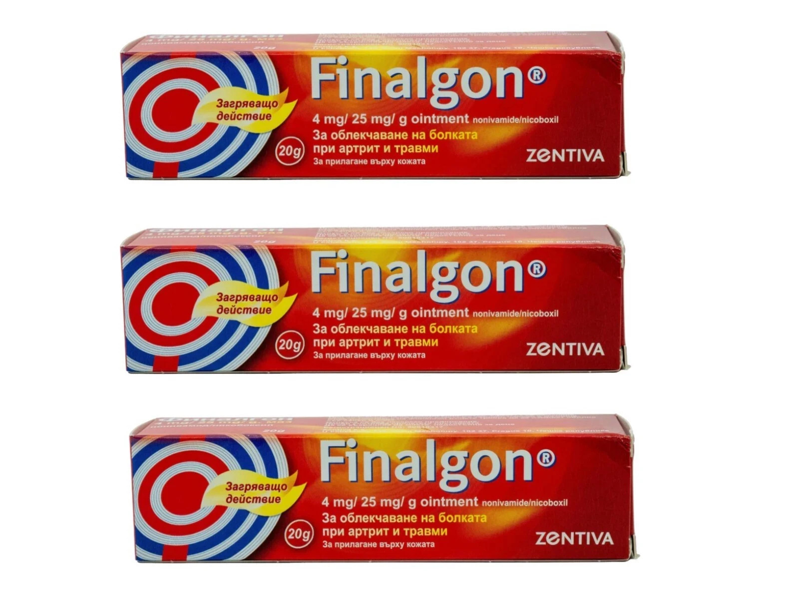 Finalgonn Ointment Arthritis Rheumatism Joint & Muscle Pain Injuries 3x 20 g