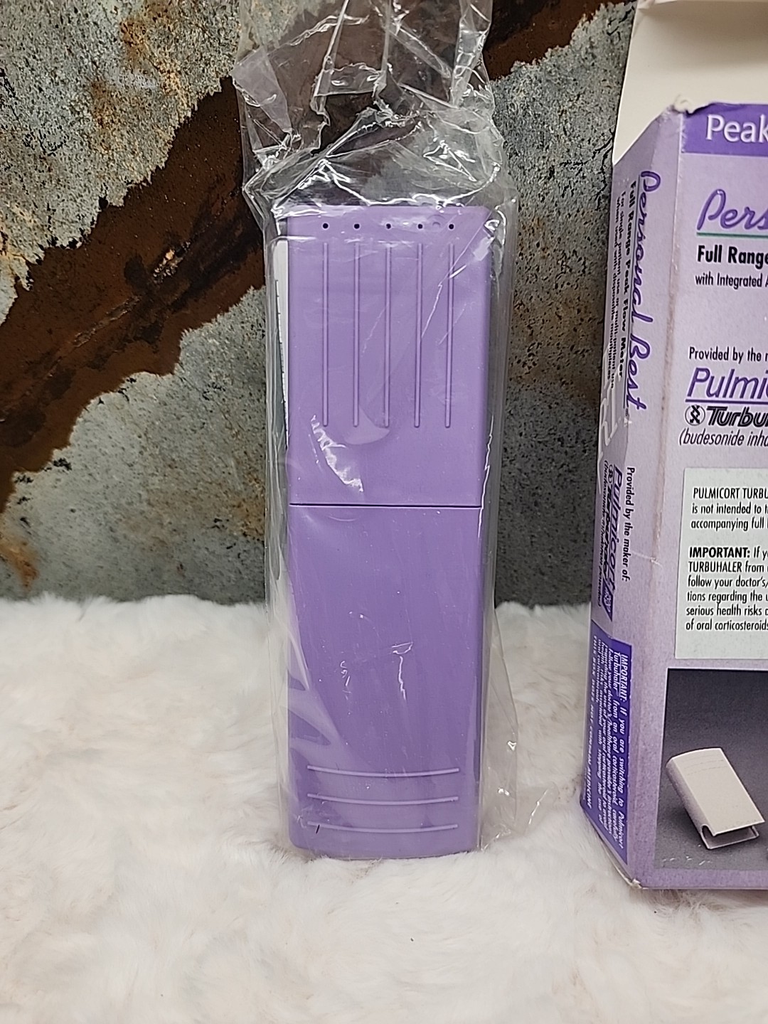 Vintage Pulmicort Full Range Peak Flow Meter with Original Box and Instructions