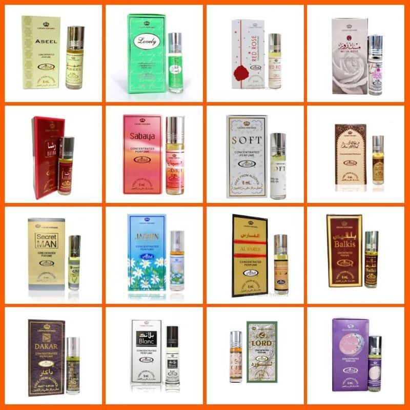 AL-REHAB OIL PERFUME ROLL-ON 6ML / ALCOHOL-FREE(BUY 3 GET 1 FREE)USA SELLER