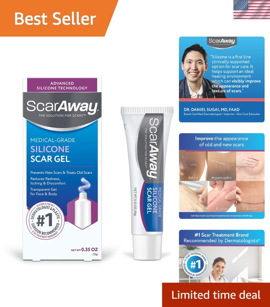 Unscented Silicone Scar Gel for Sensitive Skin – 10g Treatment Solution