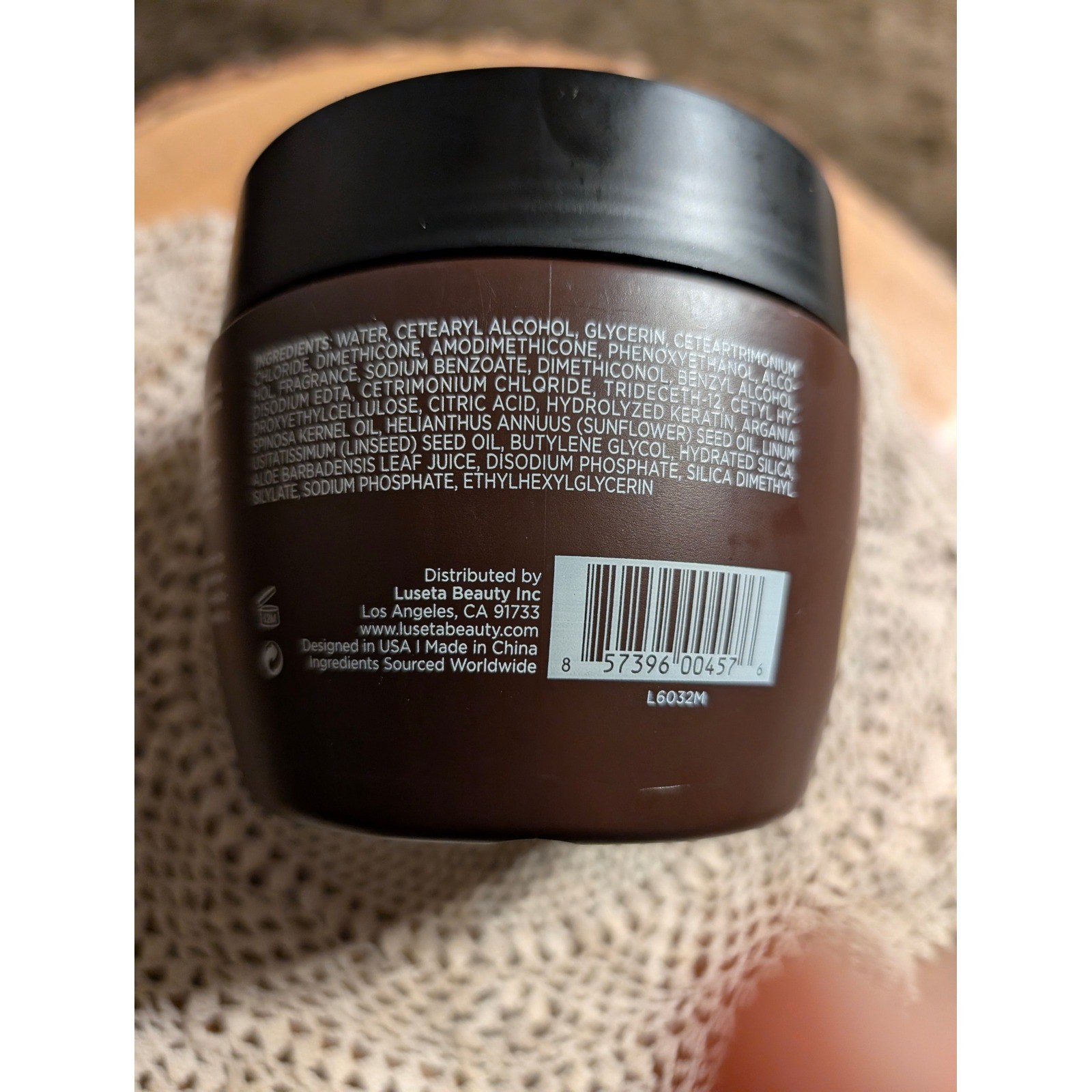 NEW Luseta Argan Oil Hair Mask 16.9oz Moisturizing Repair Formula Color Safe