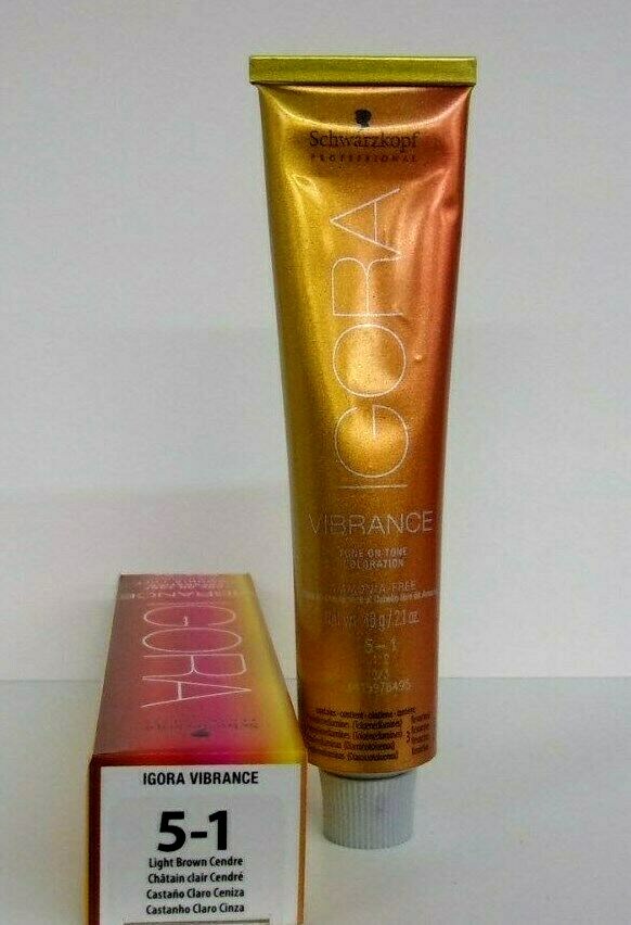Schwarzkopf IGORA VIBRANCE Ammonia Free Hair Color~ 2.1 fl oz~ BUY 4; GET 2 FREE