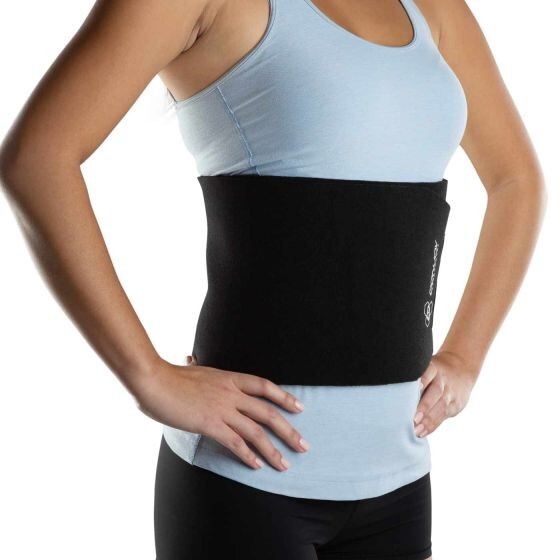 DonJoy Performance Waist Trimmer Wrap Universal Size Black Easy-to-apply