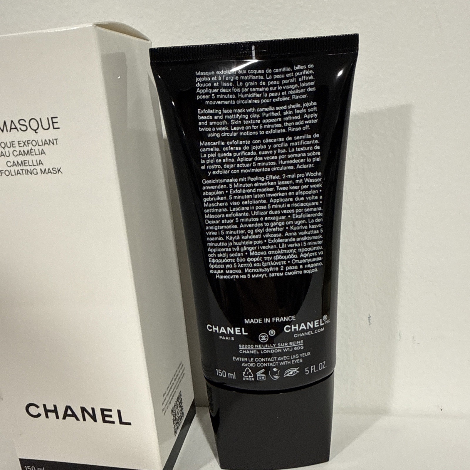 Chanel LE MASQUE Camellia Exfoliating Mask 150ml / 5 Fl.oz New In Box Sealed
