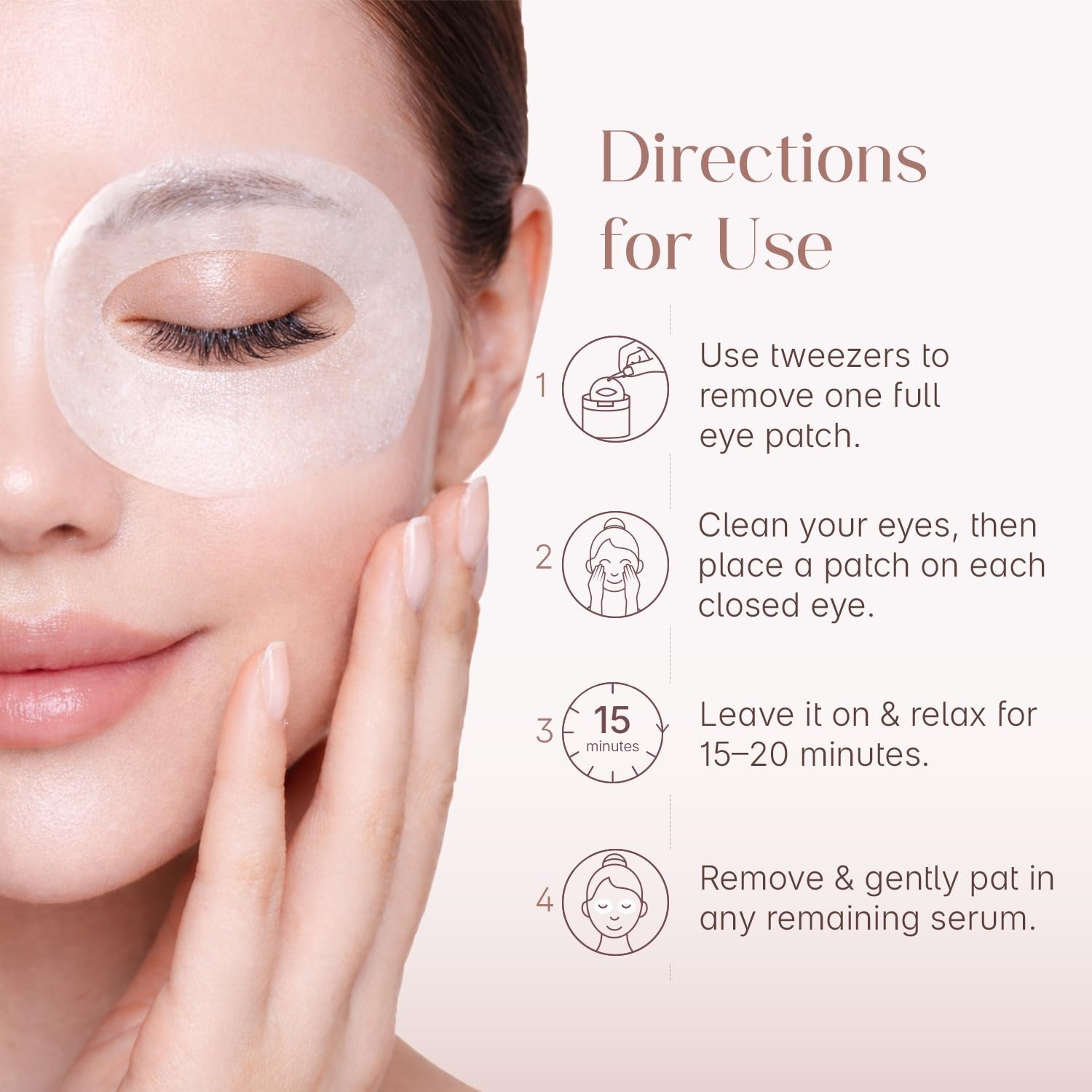 Seoulskin Full Coverage Eye Patches for Dark Circles Niacinamide & Vitamin C 40N