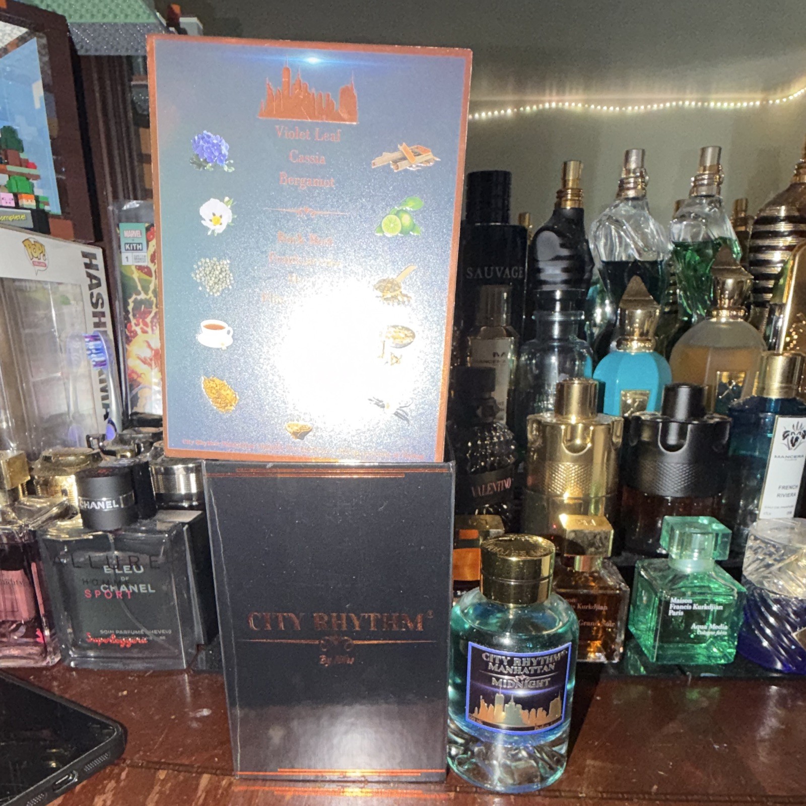 City Rhythm Manhattan Midnight Eau de Parfum Spray 100 ml Violet Leaf Notes