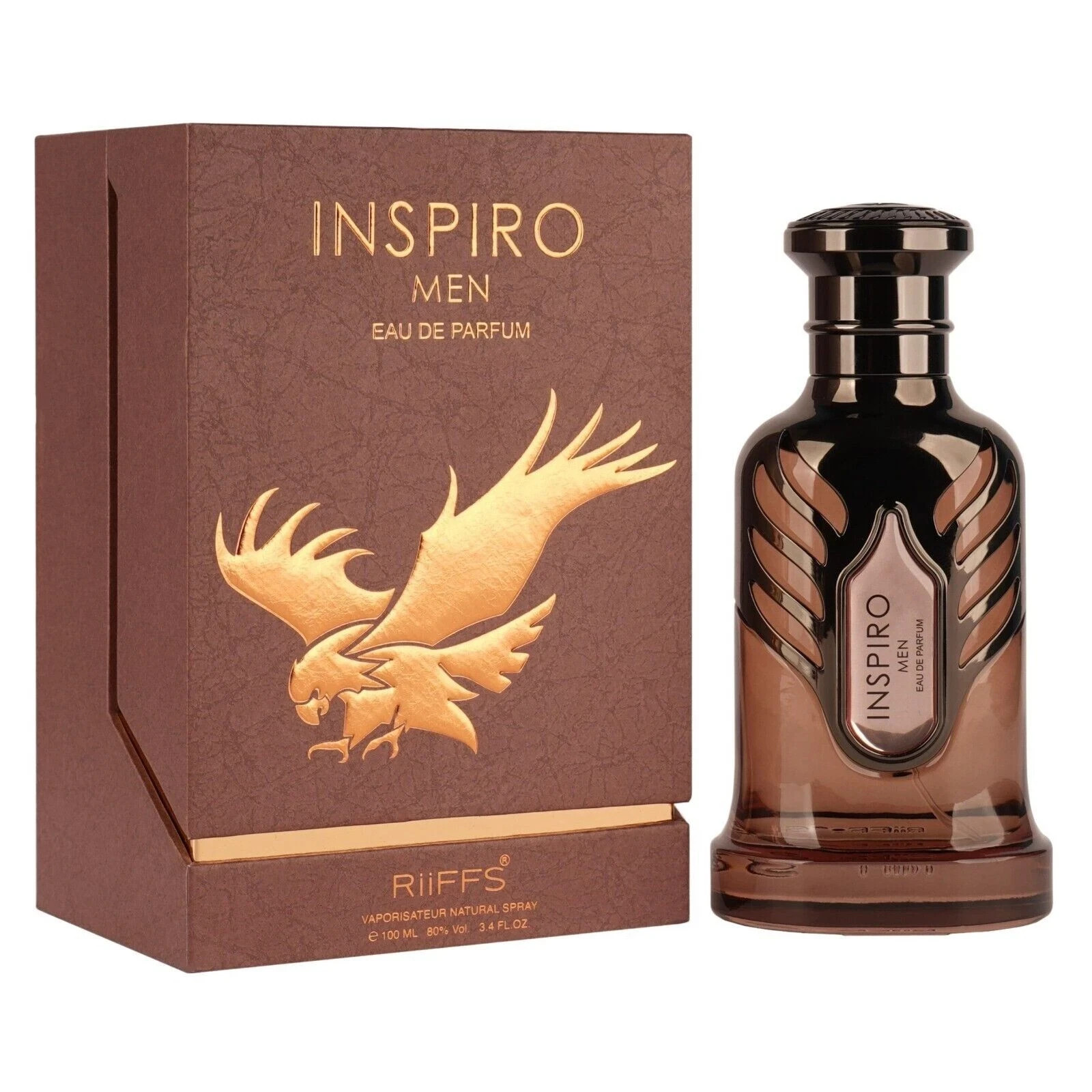 Inspiro by Riiffs Eau De Parfum Spray for Men 3.4 fl oz New