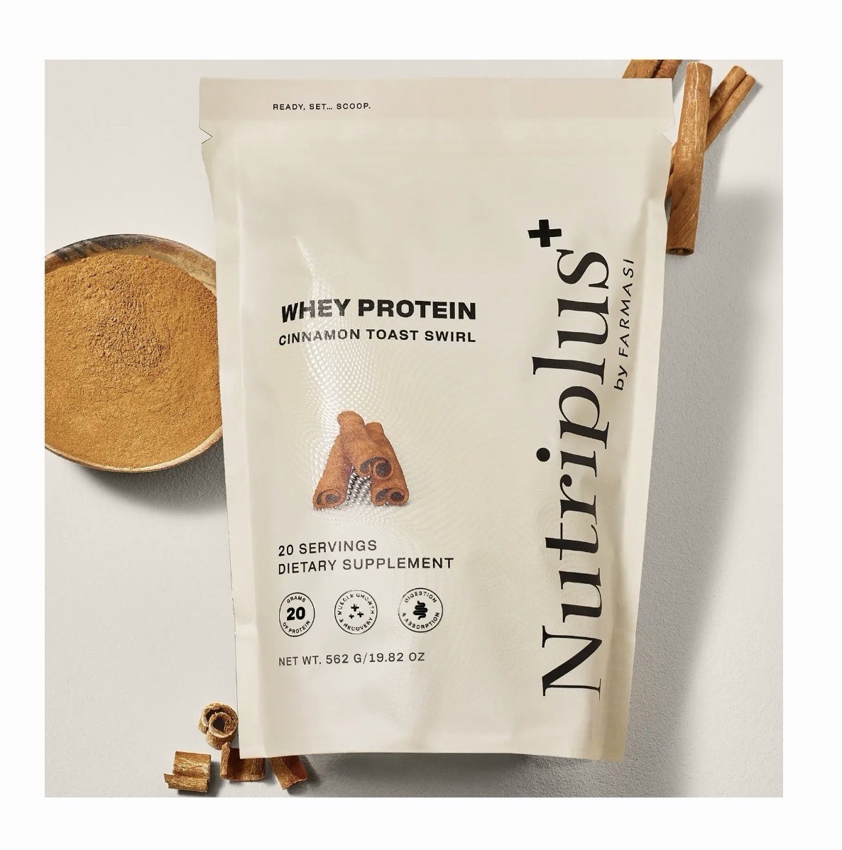 Whey Protein Cinnamon Toast Swirl N & A Flavored. FREE SHIPPING