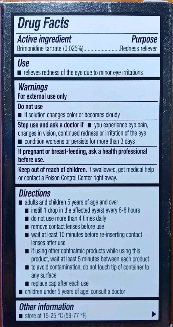 7 BAUSCH + LOMB LUMIFY REDNESS RELIEVER EYE DROPS UP TO 8 HOUR RELIFE! 0.25OZ X7